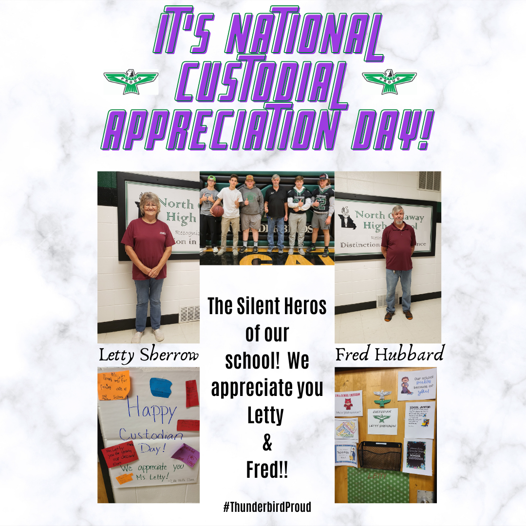 National Custodial Appreciation Day! | Thunderbirdproud